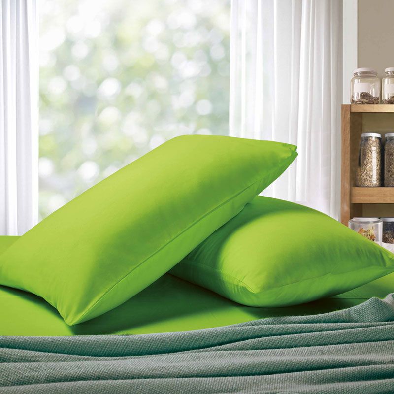 Rowan Premium Pillowcases – Green – Queen