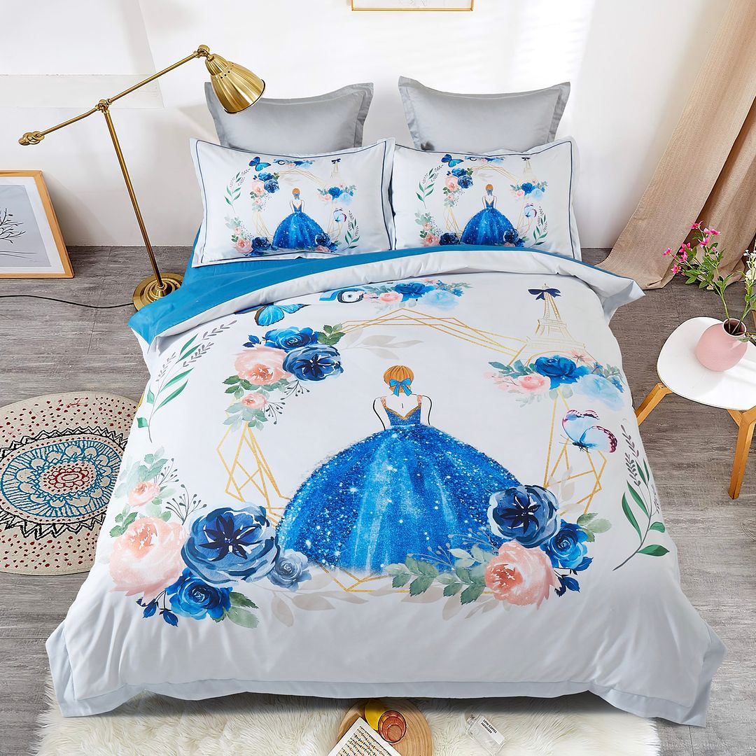 Princess Kids Quilt Cover Set – Double