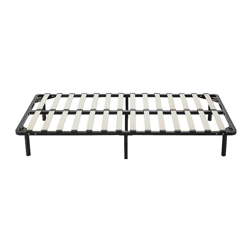Atlas Metal Bed Frame – Black – King Single