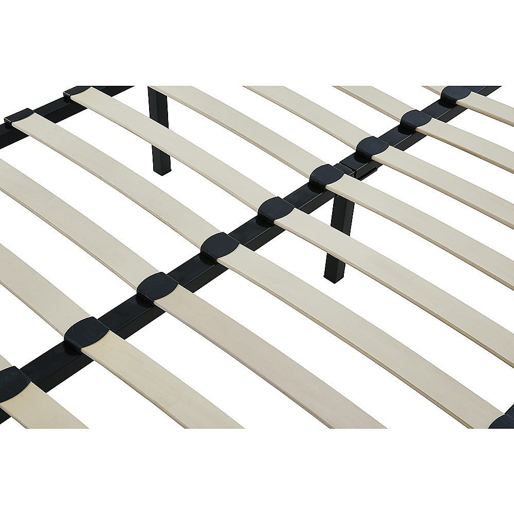 Atlas Metal Bed Frame – Black – King Single