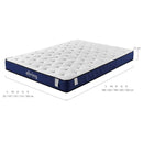 KING SINGLE Size - Cool Gel 5 Zone Pocket Spring Memory Foam Mattress