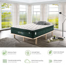 DOUBLE Size - Cool Gel Green Tea Memory Foam Mattress - 5 Zone