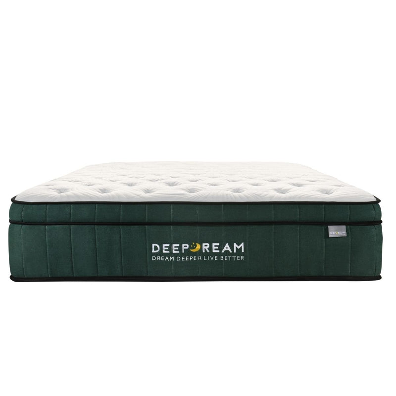 DOUBLE Size - Cool Gel Green Tea Memory Foam Mattress - 5 Zone