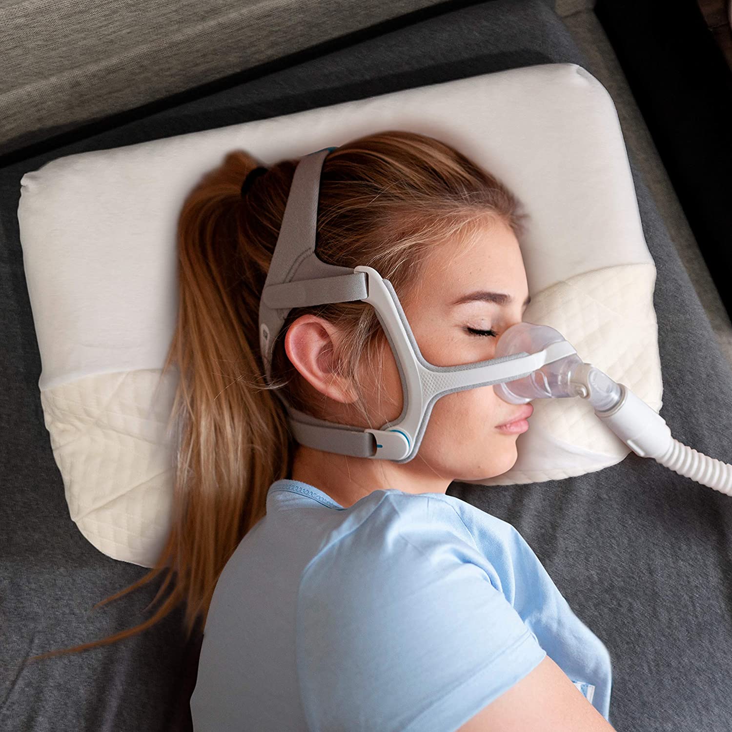 Contour CPAP Sleep Therapy Memory Foam Pillow – White – Standard