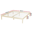 KING Size -  Wooden Base Mattress Platform