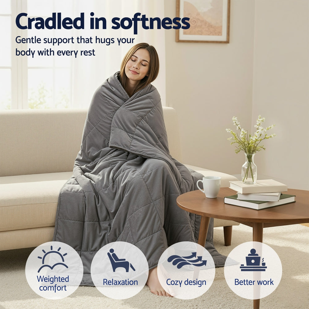 Giselle Weighted Blanket 9kg – Sherpa Fleece