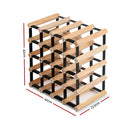 Artiss Wine Rack 20 Bottle