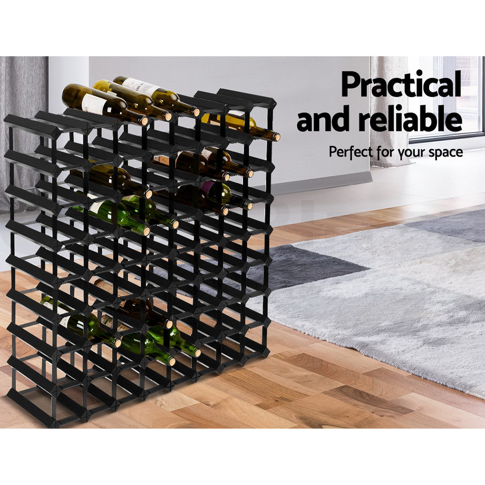 Cellar 72 Bottle Wine Rack – Black – Large
