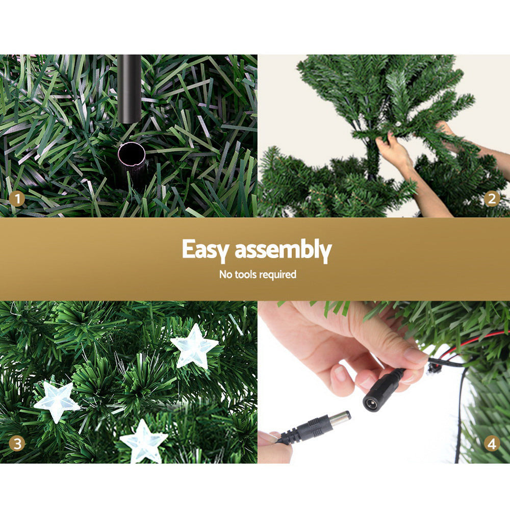 Halston LED Christmas Tree – Green – 210cm