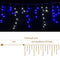 20M Christmas Lights Icicle Light 800 LED Blue White Decor Jingle Jollys