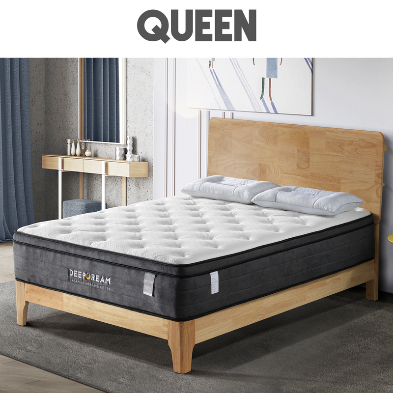 QUEEN Size - Eurotop 5 Zone Pocket Spring Mattress - 34cm